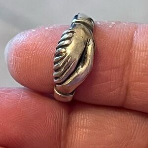 James Avery Vintage Handshake Ring.